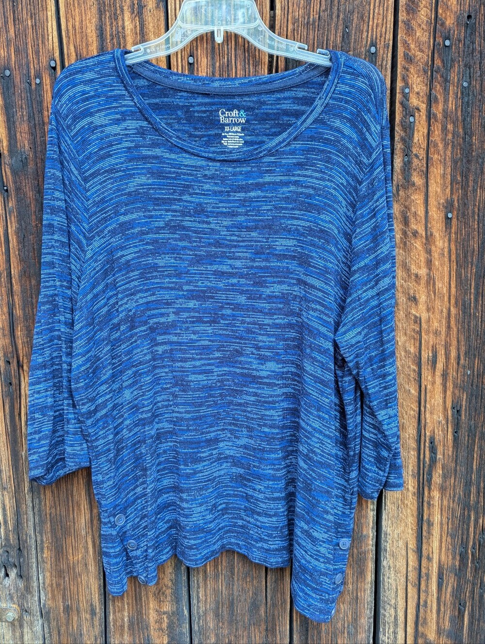 Croft & Barrow Long Sleeve T-shirt Women's Size XXL